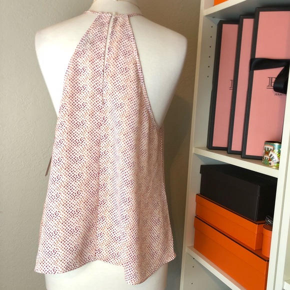 Graphic Print Peplum Waist High Neck Cami for Casual and with Suit Jacket - Picture 7 of 8